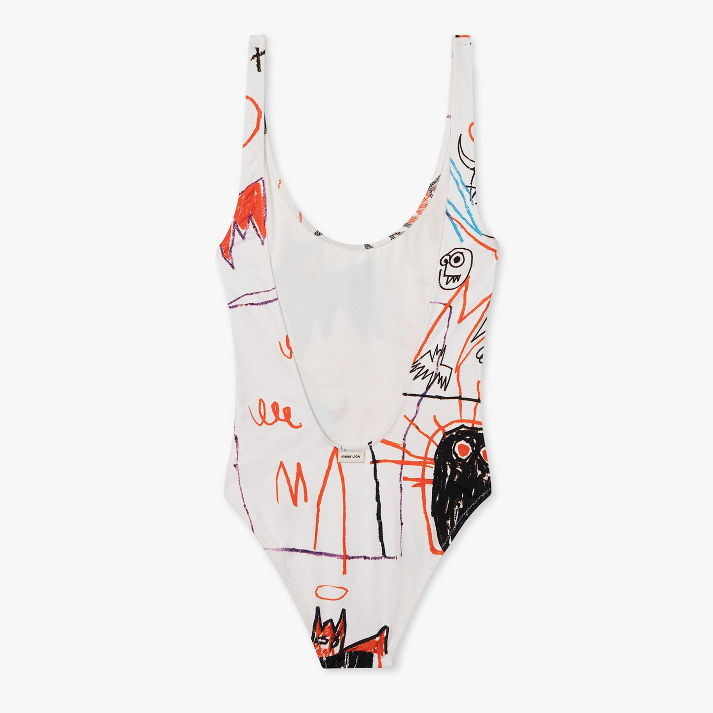 Basquiat Batman Swimsuit - White (1)