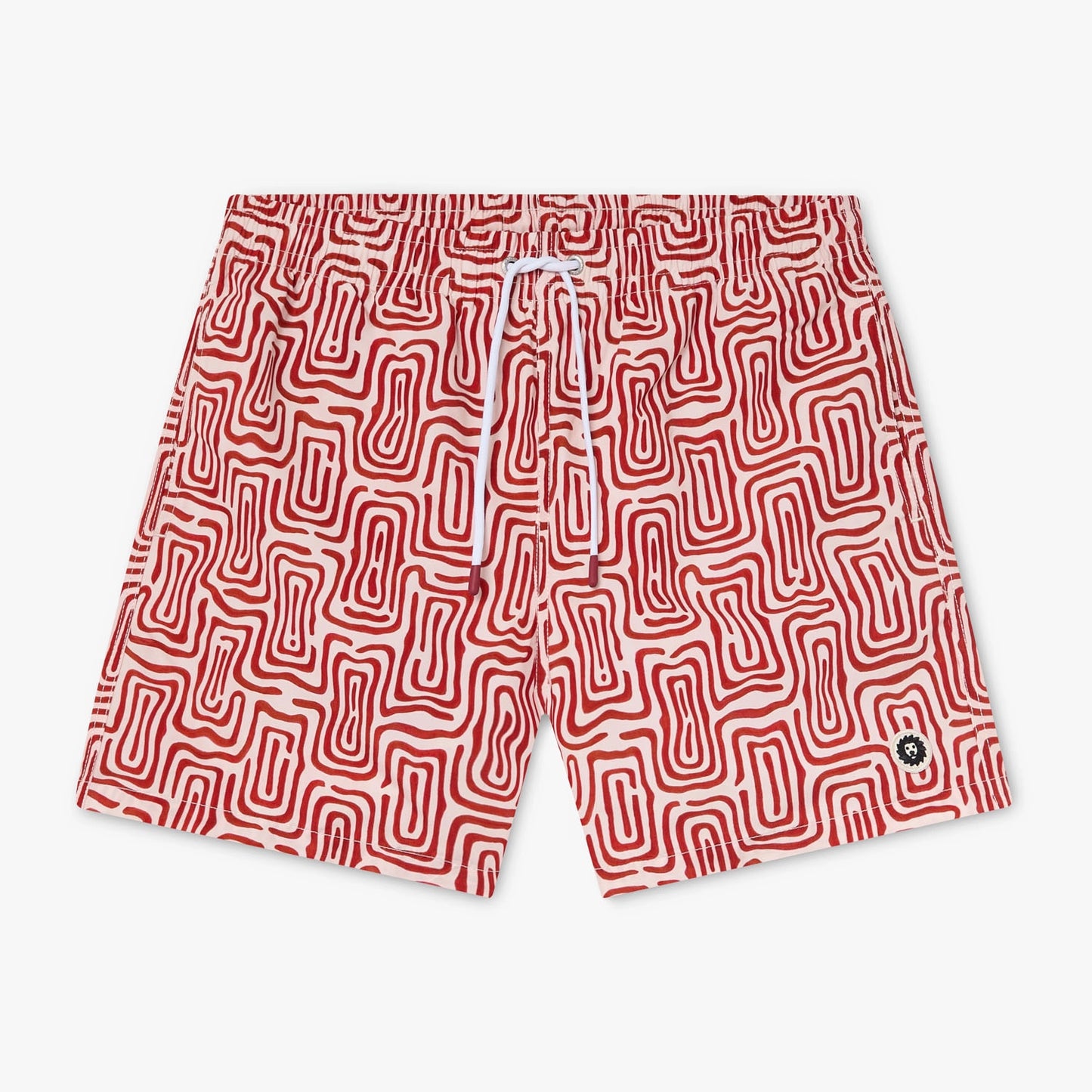 Labyrinth Swim Shorts - Beige