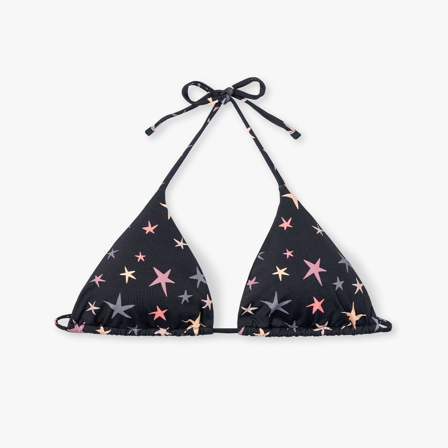 Stars Bikini Top Black