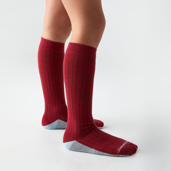 KH Kids School Ribbed - Red
