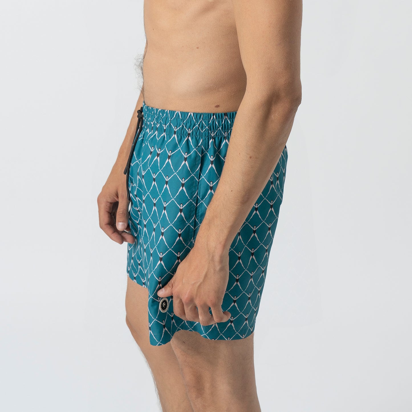 Olympic Swimmer Swim Shorts - Dark Acqua