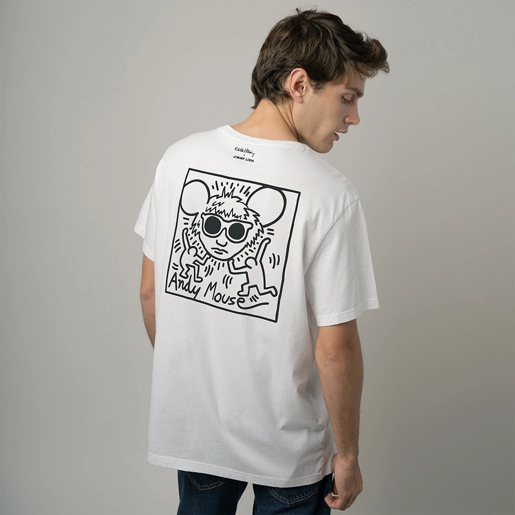 Andy Mouse Tee - White