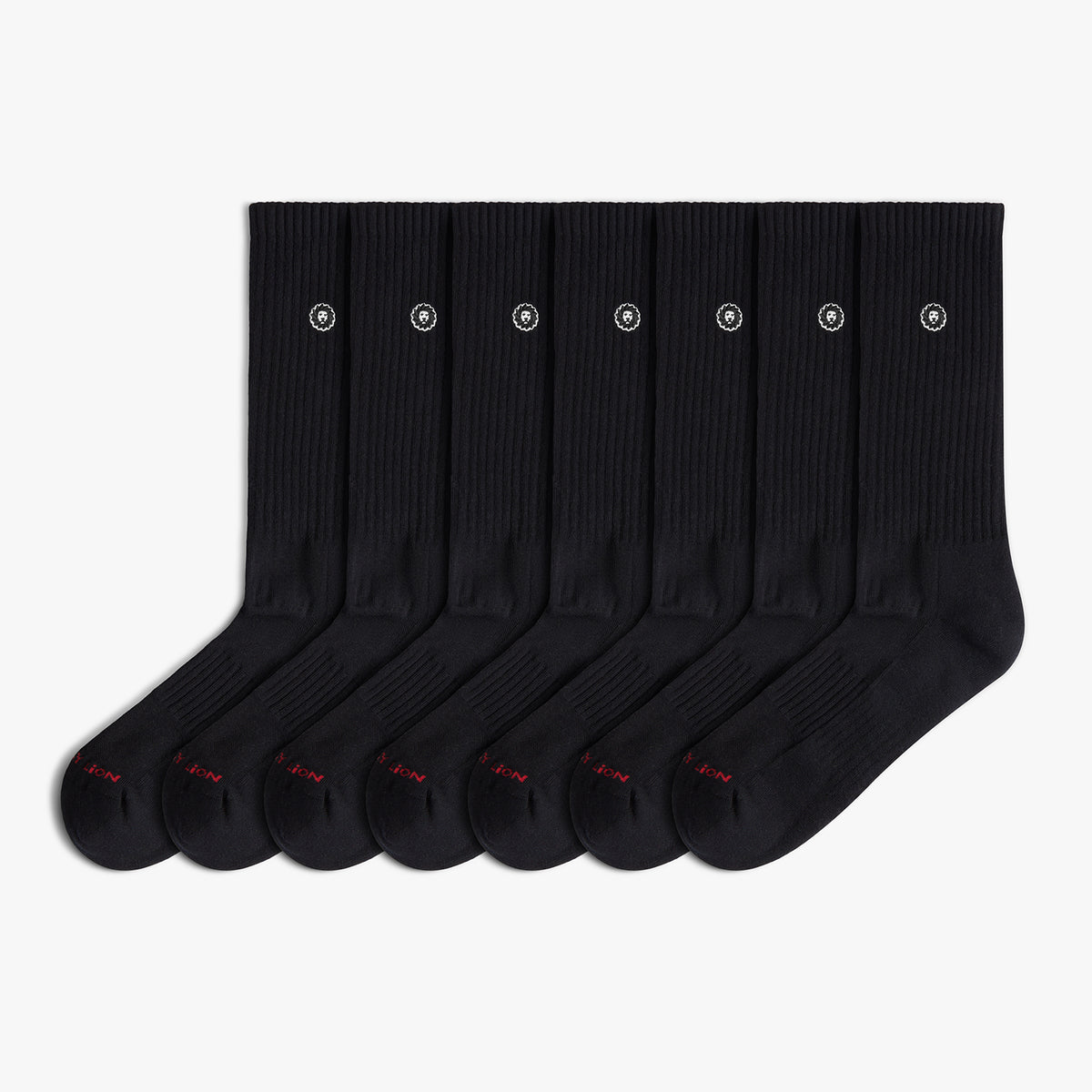 7 x Athletic Essentials Lion - Negro