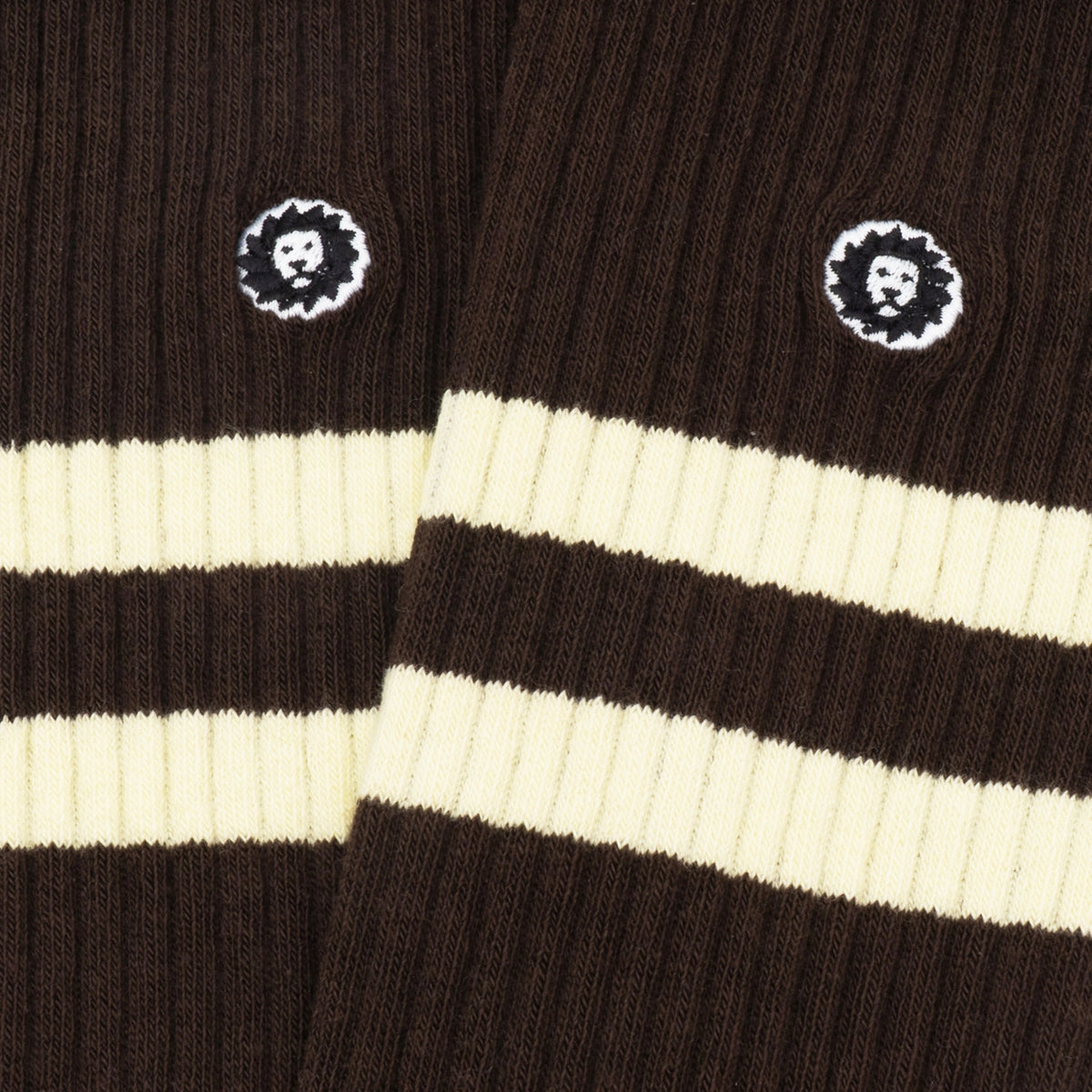 Athletic Essentials Stripes - Espresso Brown