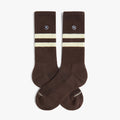 Athletic Essentials Stripes - Espresso Brown