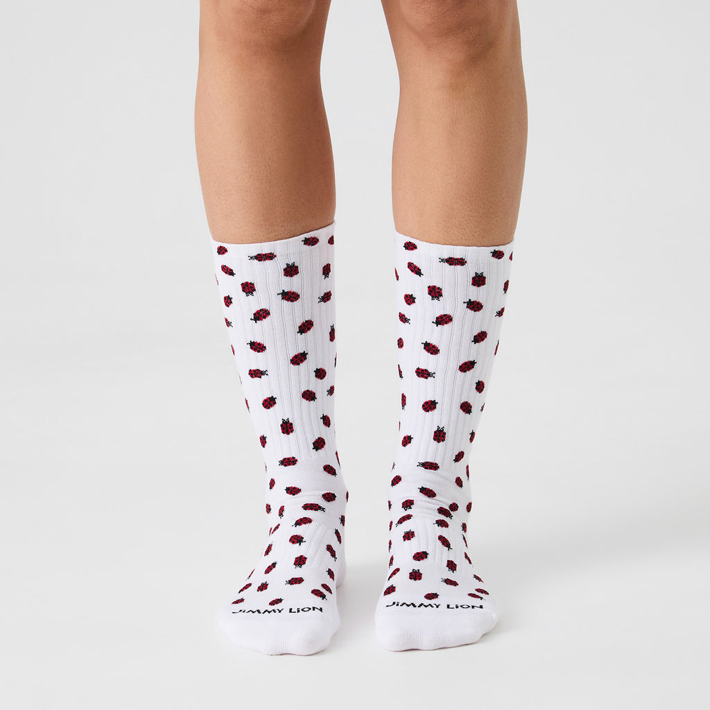 Athletic Ladybug - White