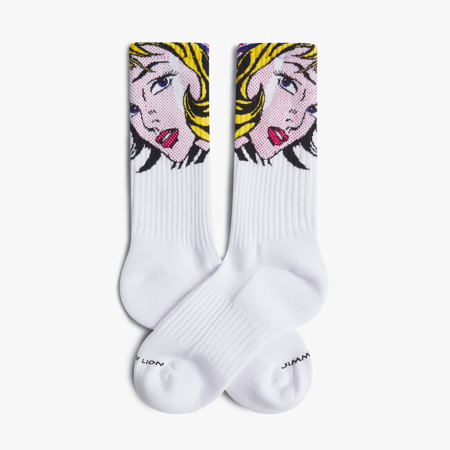 Athletic Roy Lichtenstein Girl With Hair Ribbon - White