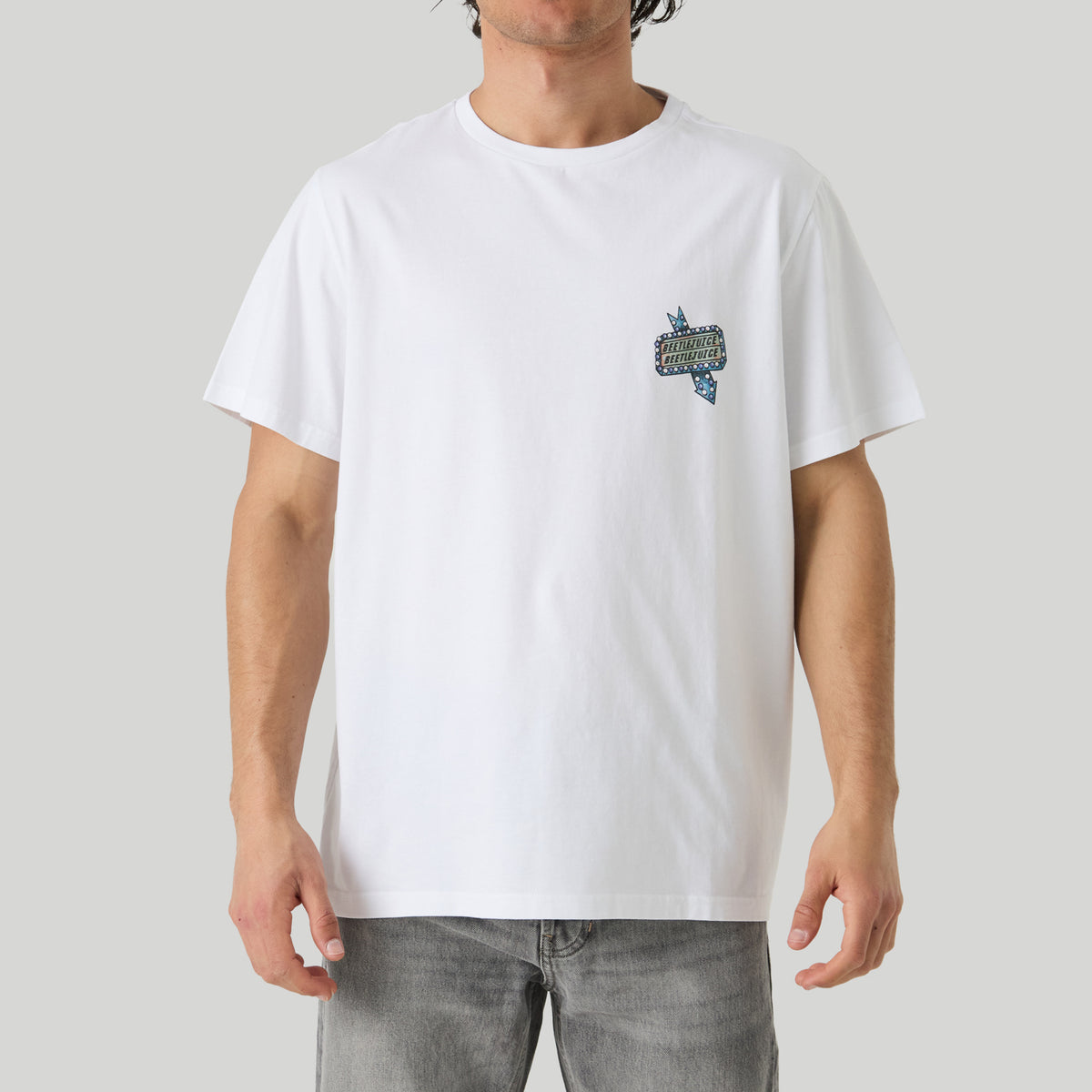 Beetlejuice Bio Exorcist Tee - White