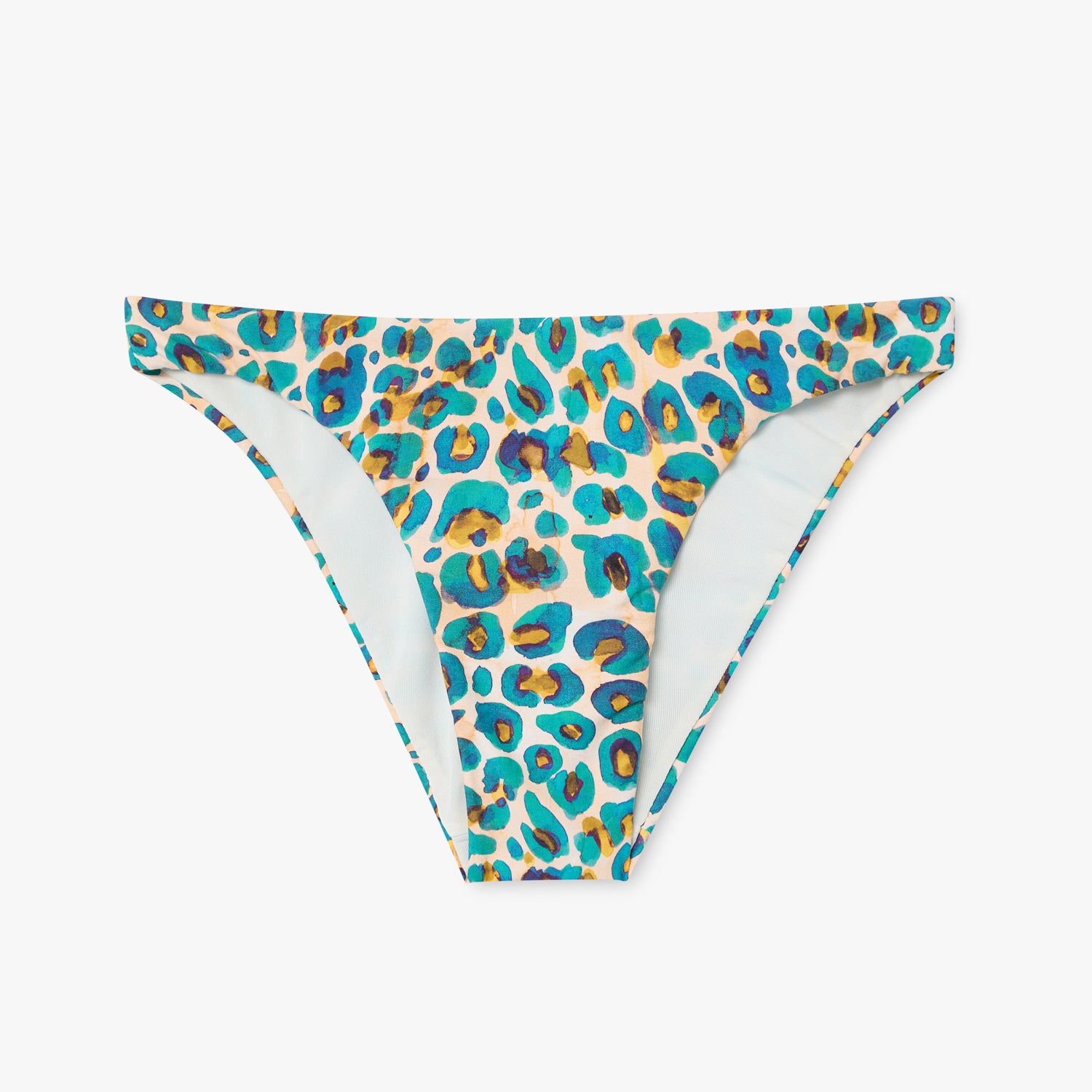 Leopard Print Cheeky Bottom - Butter Yellow