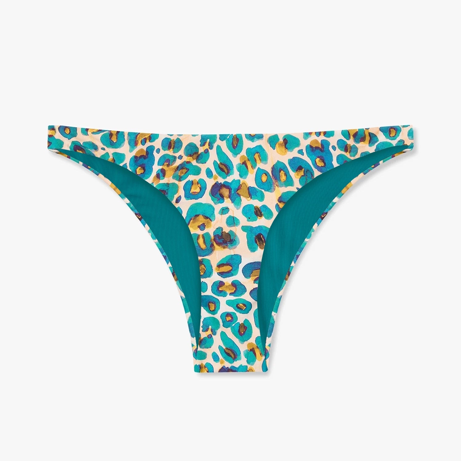 Leopard Print Cheeky Bottom - Butter Yellow