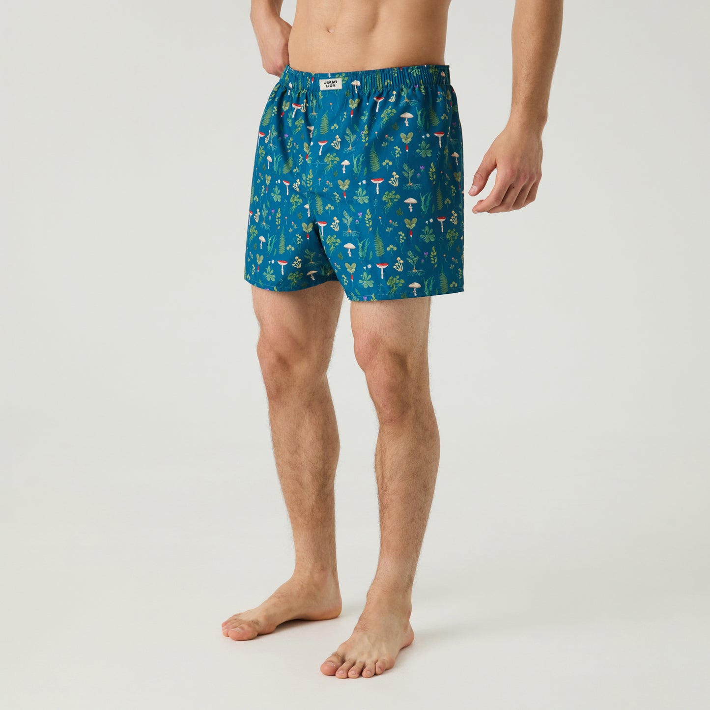 Mushrooms Boxer Shorts - Navy Blue