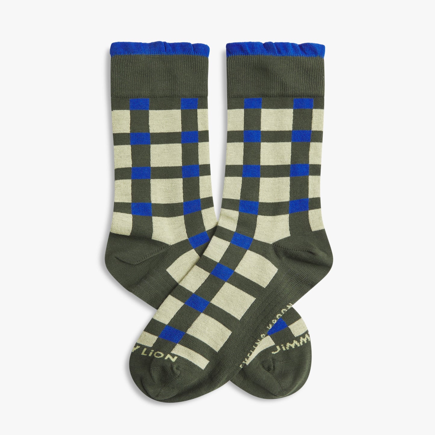 Evelina Kroon Yellow Pattern - Light Yellow Dark Green