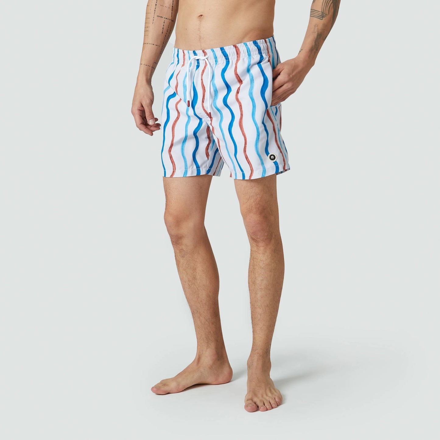 Groove Swim Shorts - Off White