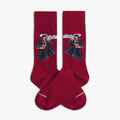 Harry Potter The Boy Who Lived Socks - Burgundy