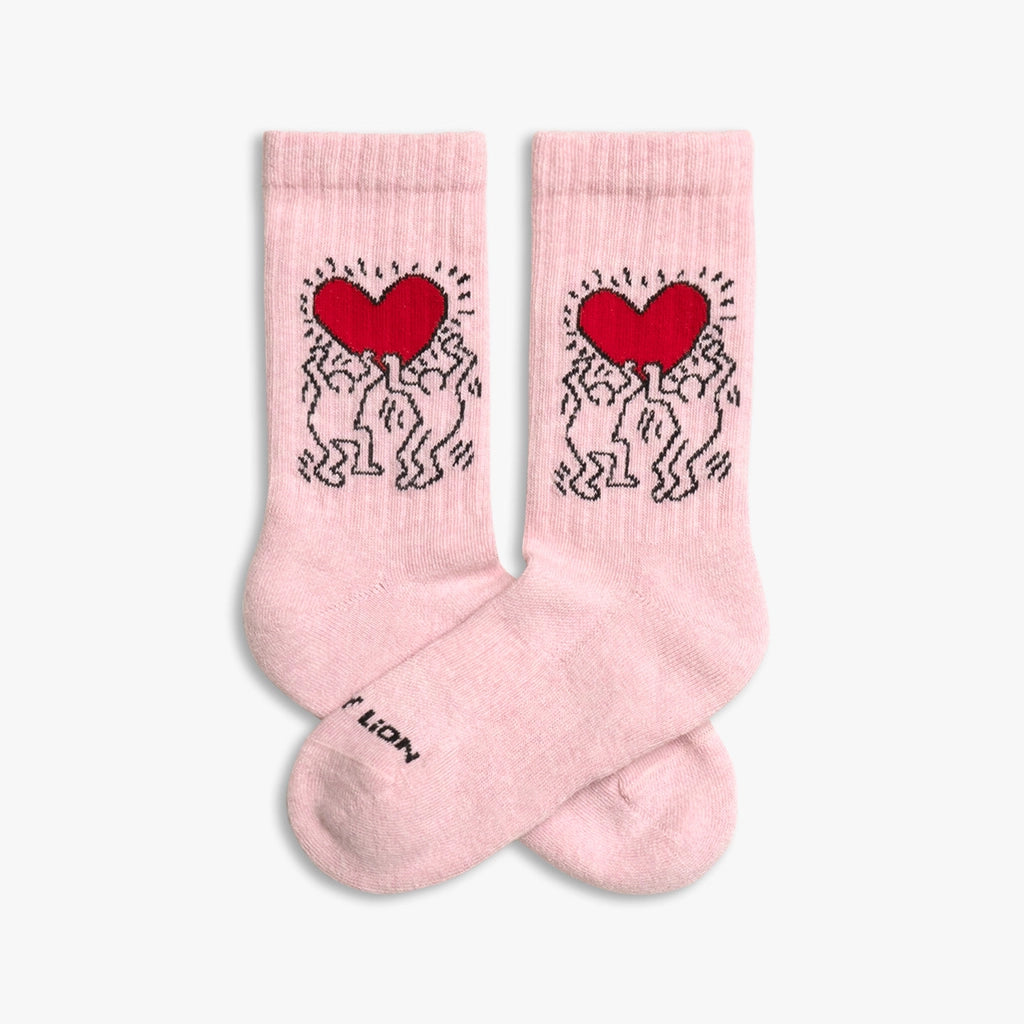 Kids Athletic Keith Haring Heart - Pink