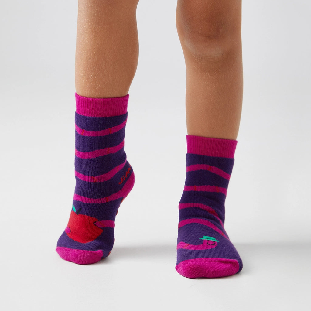 Kids Non-Slip Apple - Purple