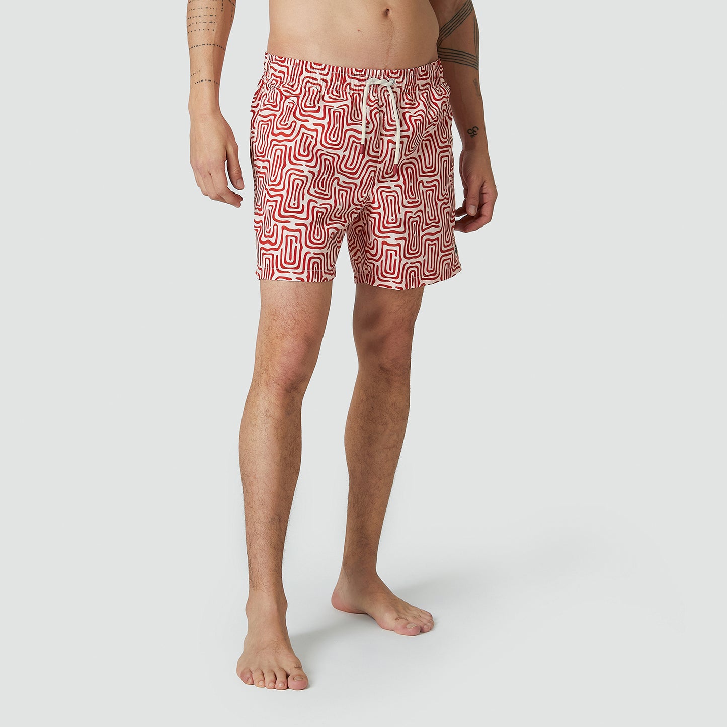 Labyrinth Swim Shorts - Beige