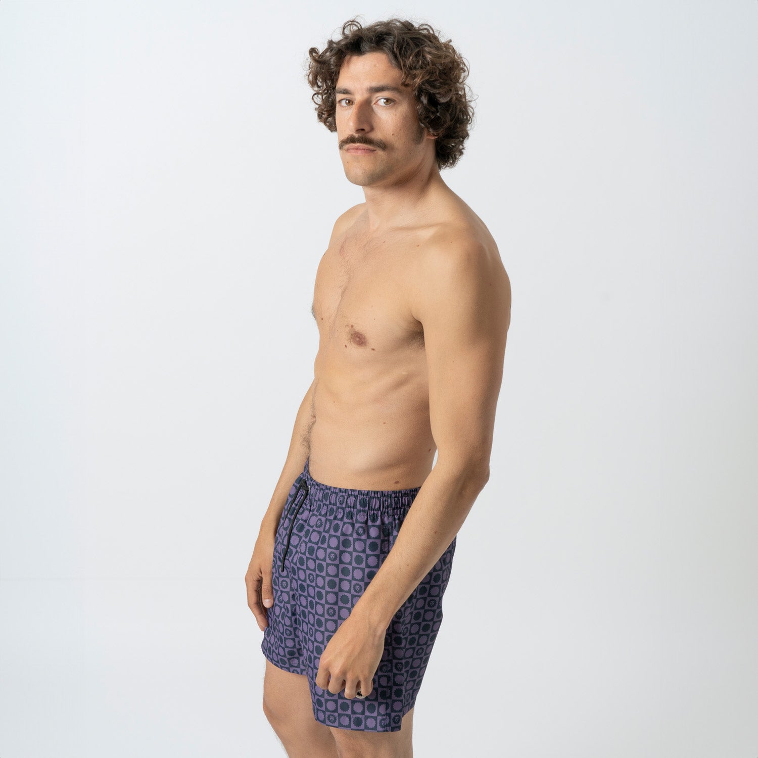 Lion Logo Swim Shorts - Purple (3)