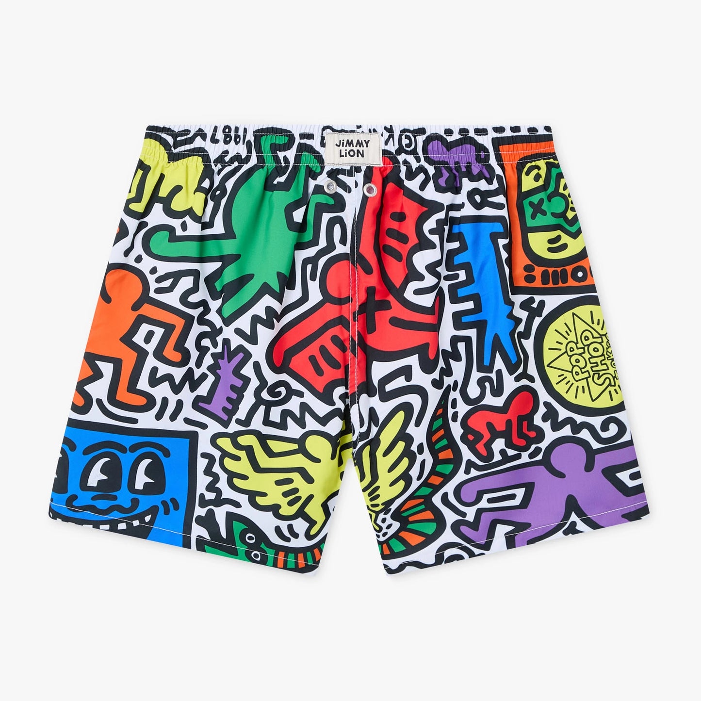 Pop Shop Tokyo Swim Shorts - White