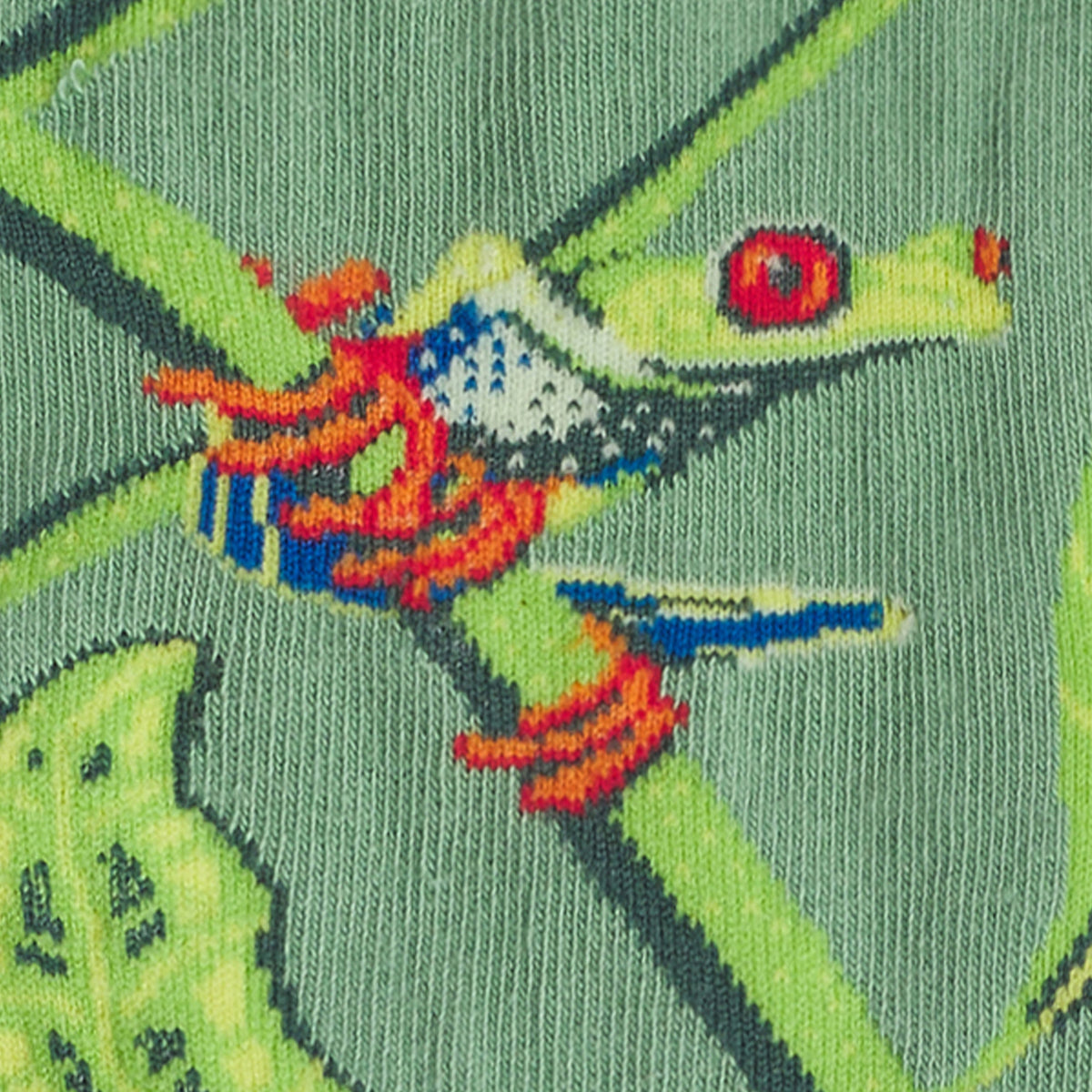 Pura Vida Red-Eyed Tree Frog - Verde