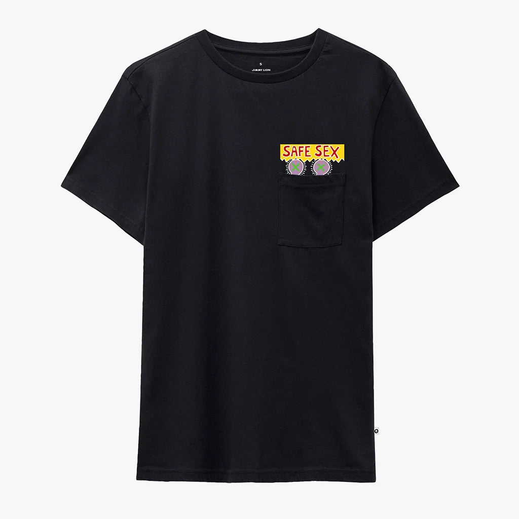 Safe Sex Pocket Tee - Black