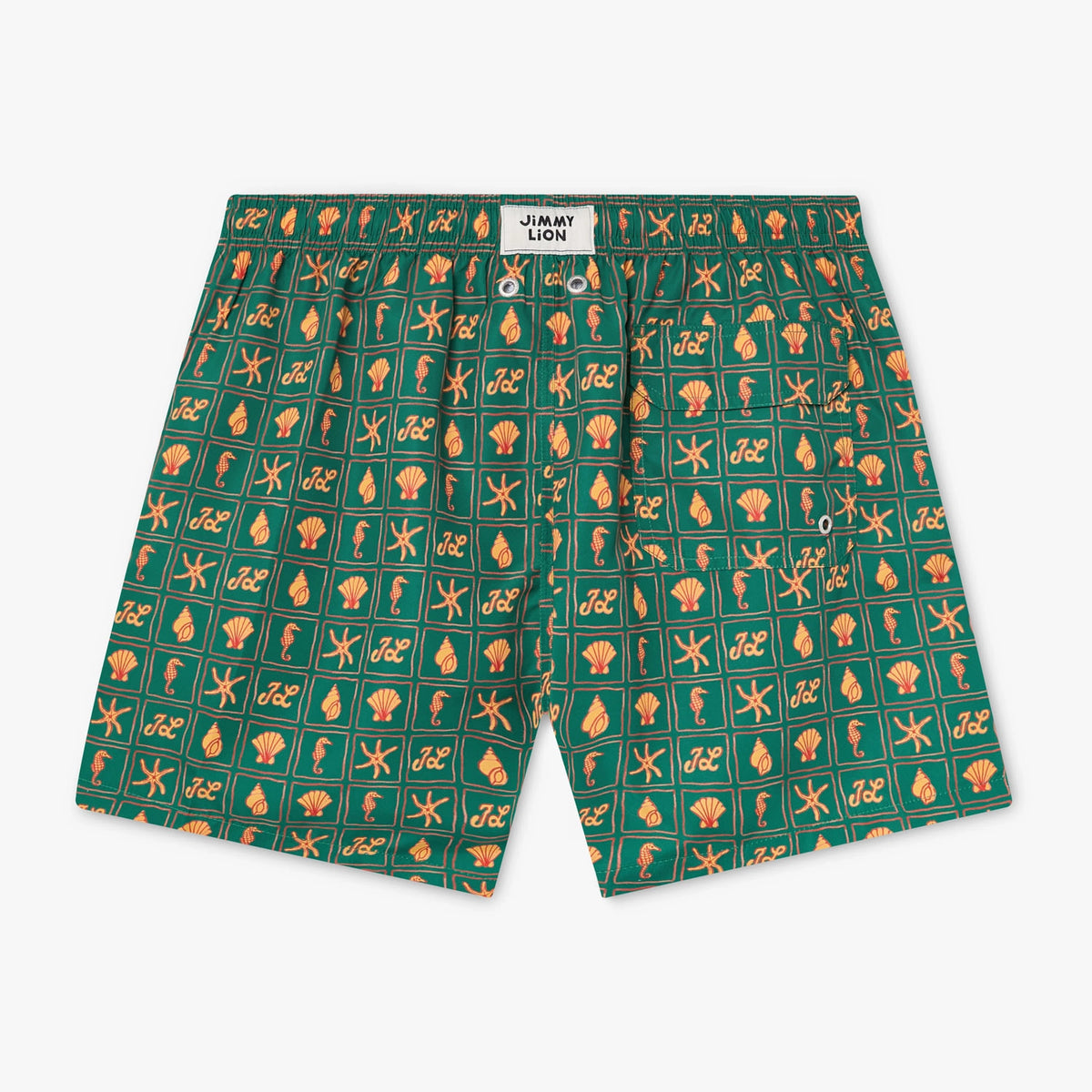 Shore Finds Swim Shorts - Dark Green