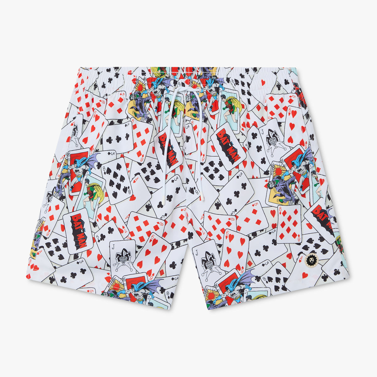 Batman vs Joker Showdown Swim Shorts - White