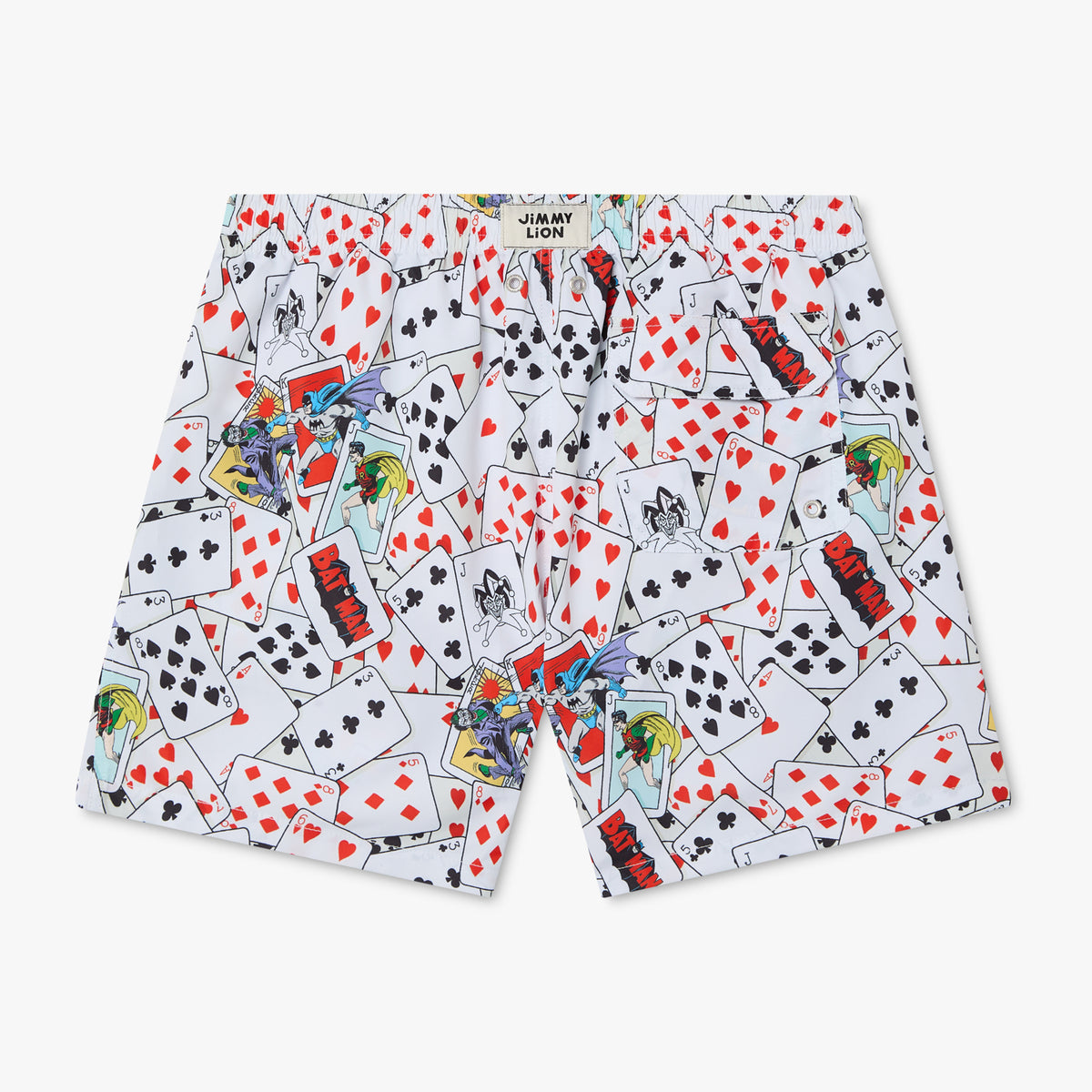 Batman vs Joker Showdown Swim Shorts - White
