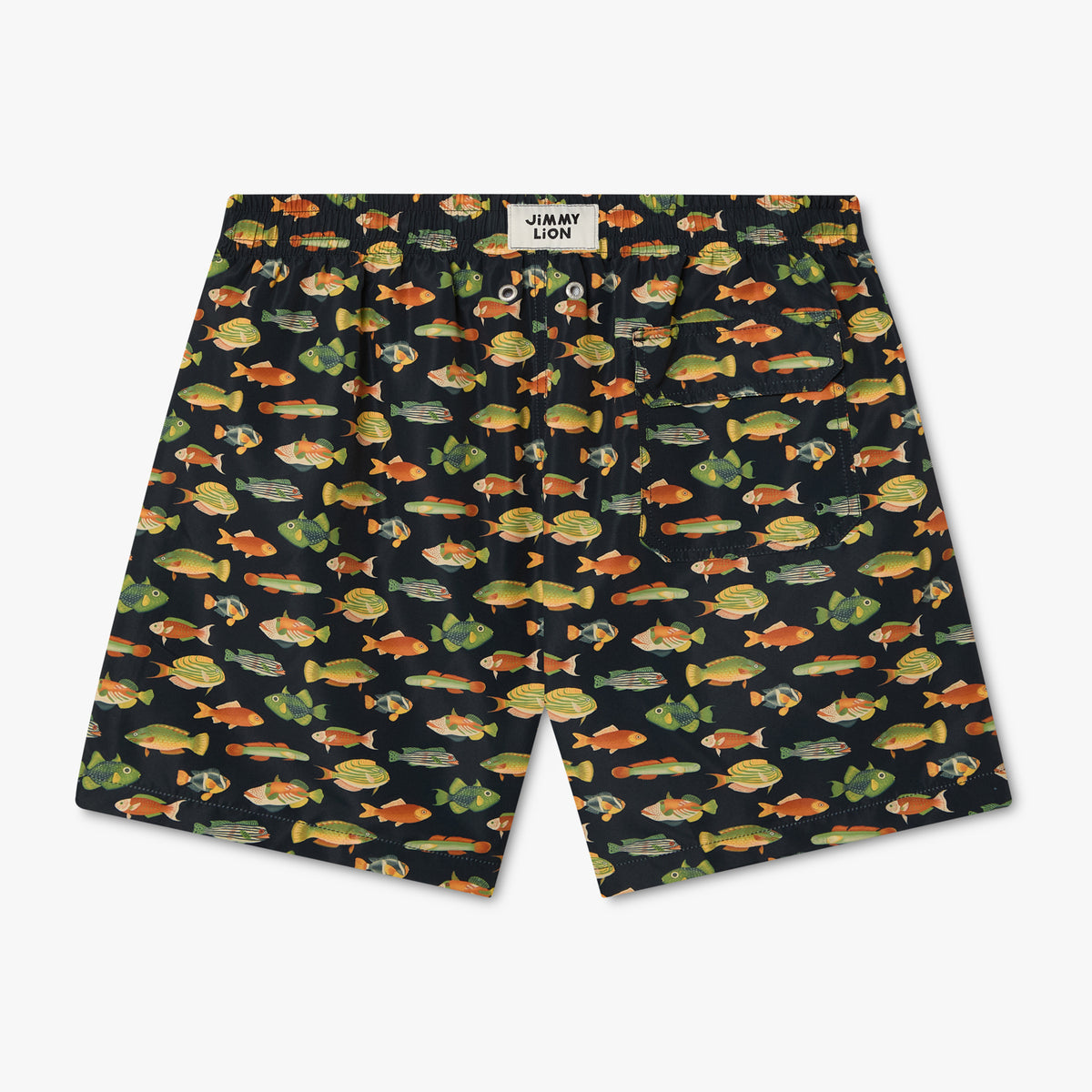 Gone Fishing Swim Shorts - Dark Blue