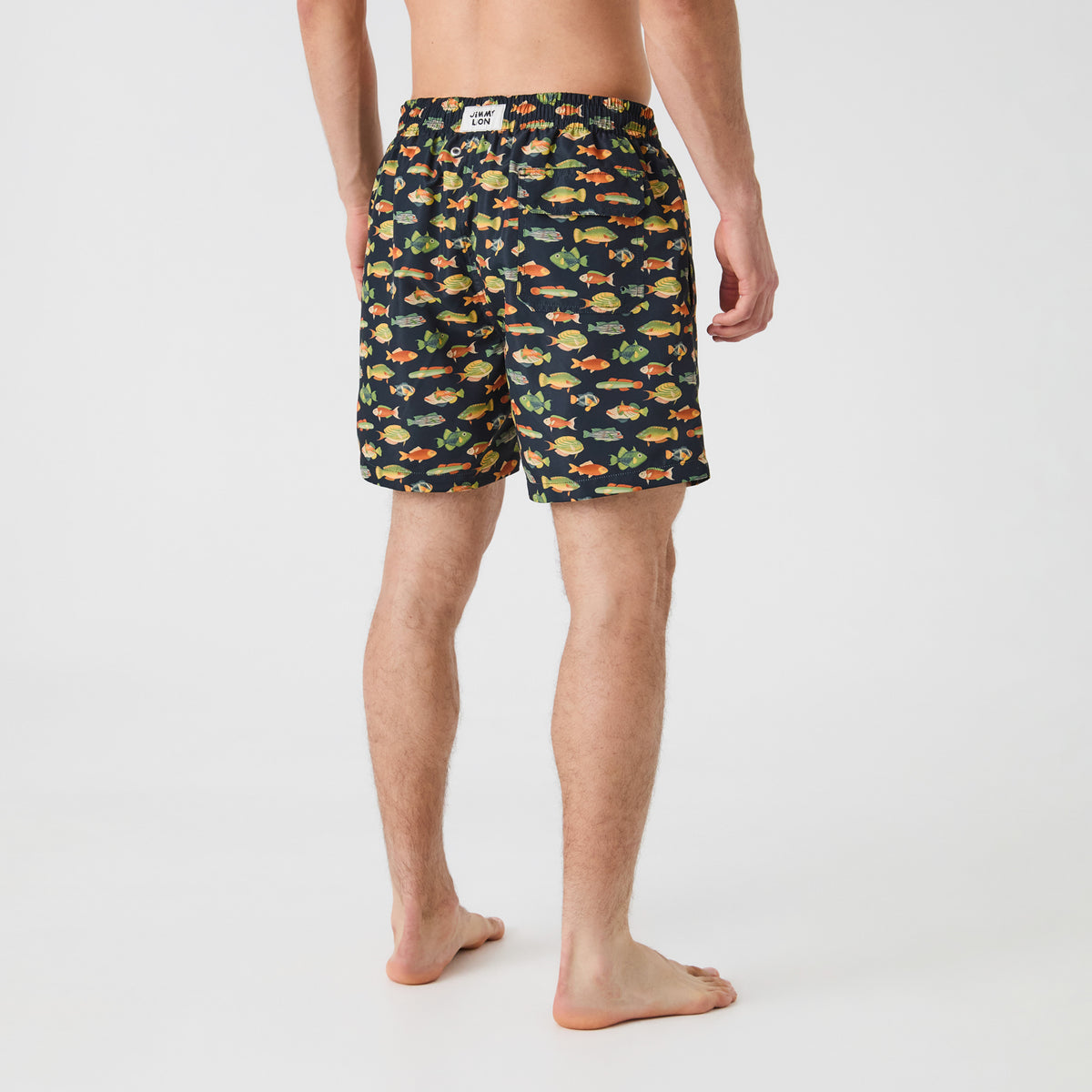 Gone Fishing Swim Shorts - Dark Blue