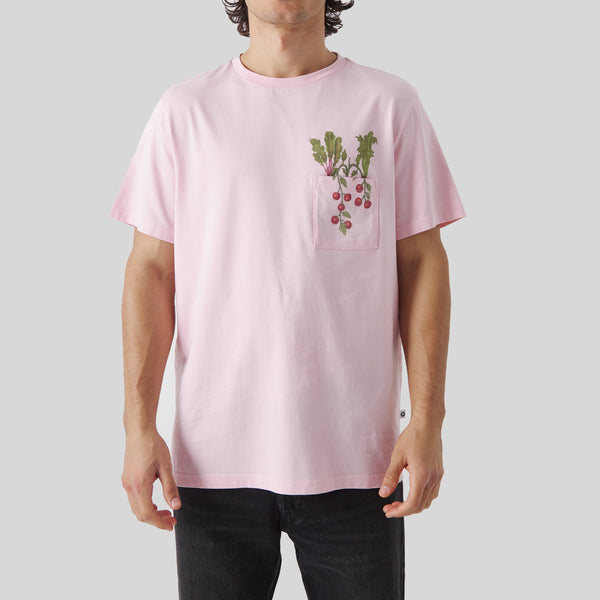 Radish Pocket Tee - Pink