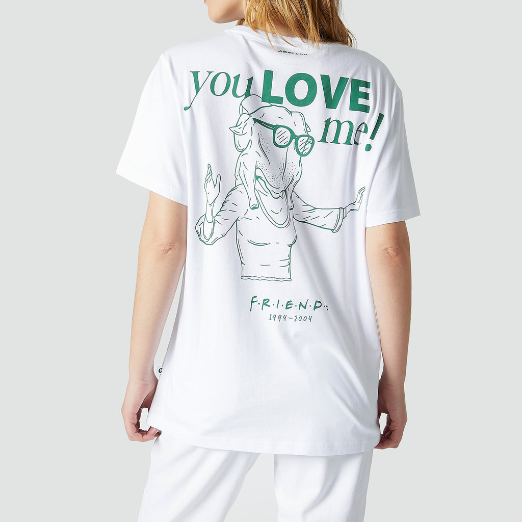 Friends You Love Me Tee - White