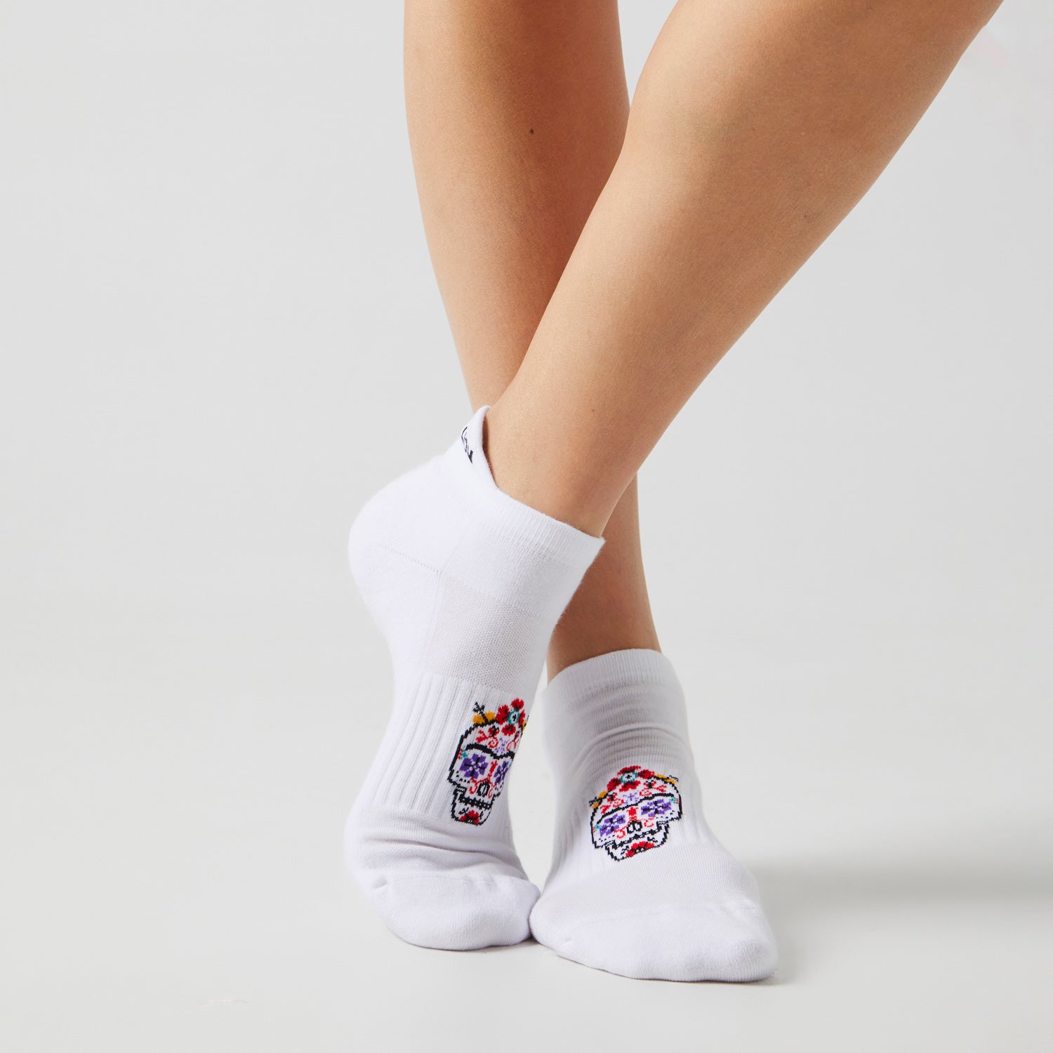 Ankle Athletic Frida Calavera - White (2)