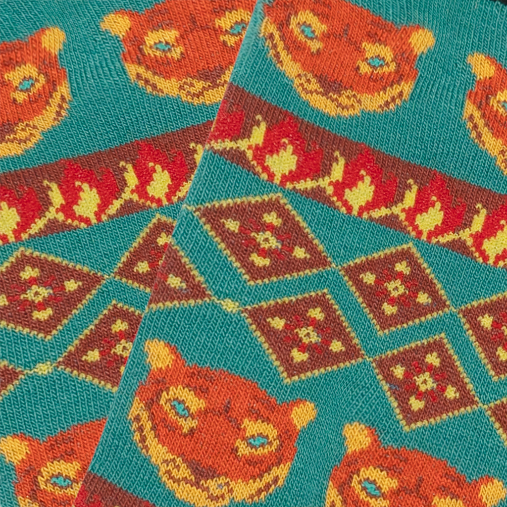 Kids Flaming Tiger - Green (3)