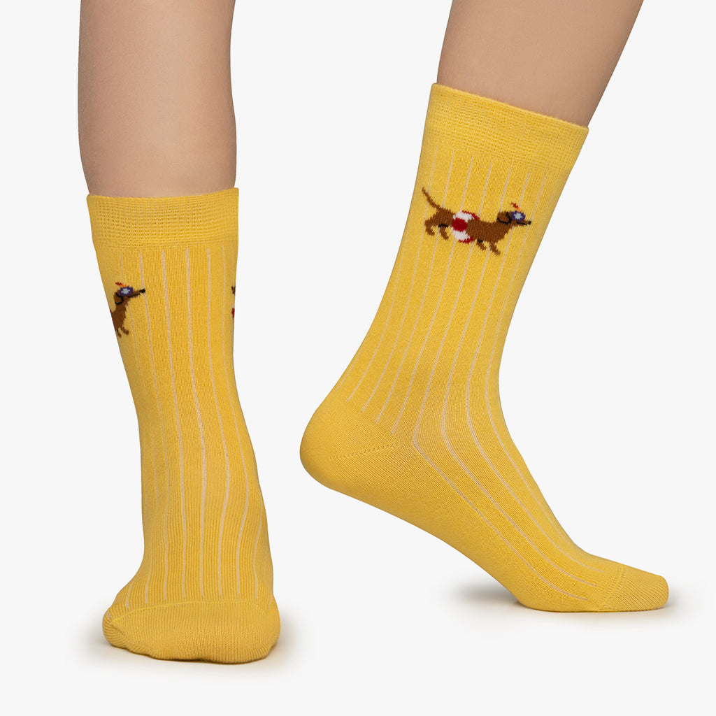 Kids Ribbed Lifeguard Dog - Yellow (2)