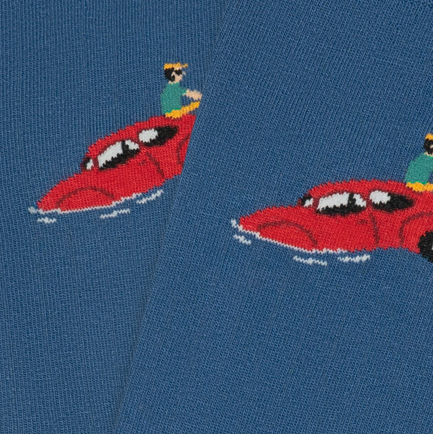 Ribbed Sunken Car - Dark Blue (3)