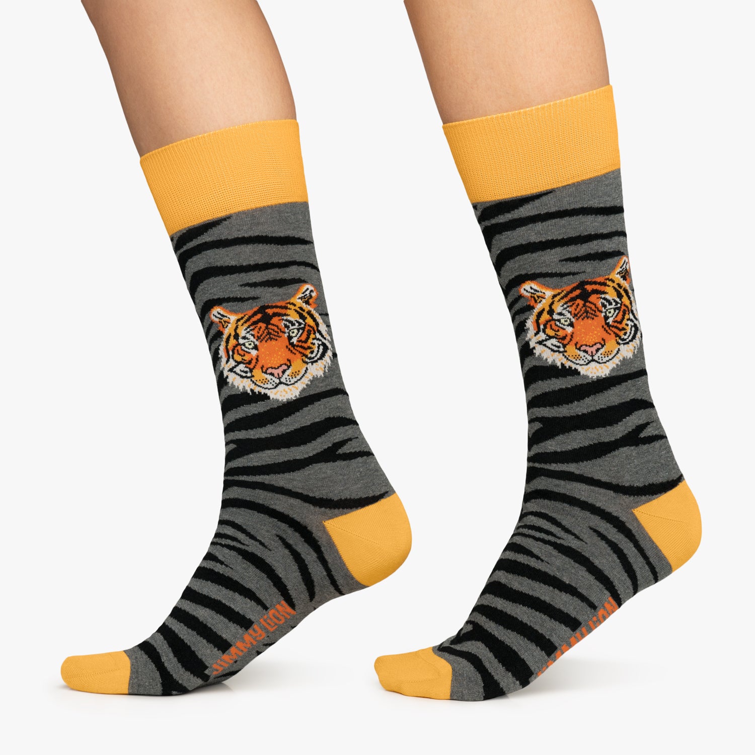 Tiger Head - Grey (2)